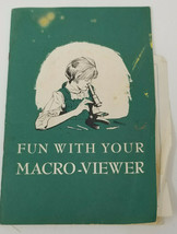 Fun with your Macro Viewer The Wonders of Life Manual Vintage 1963 - £12.11 GBP