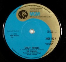 The Osmonds - Crazy Horses / That&#39;s My Girl [7&quot; 45 rpm Single] UK Import - £3.59 GBP