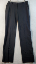 Diane von Furstenberg Dress Pants Womens Size 8 Black Viscose Pockets Flat Front - £16.97 GBP