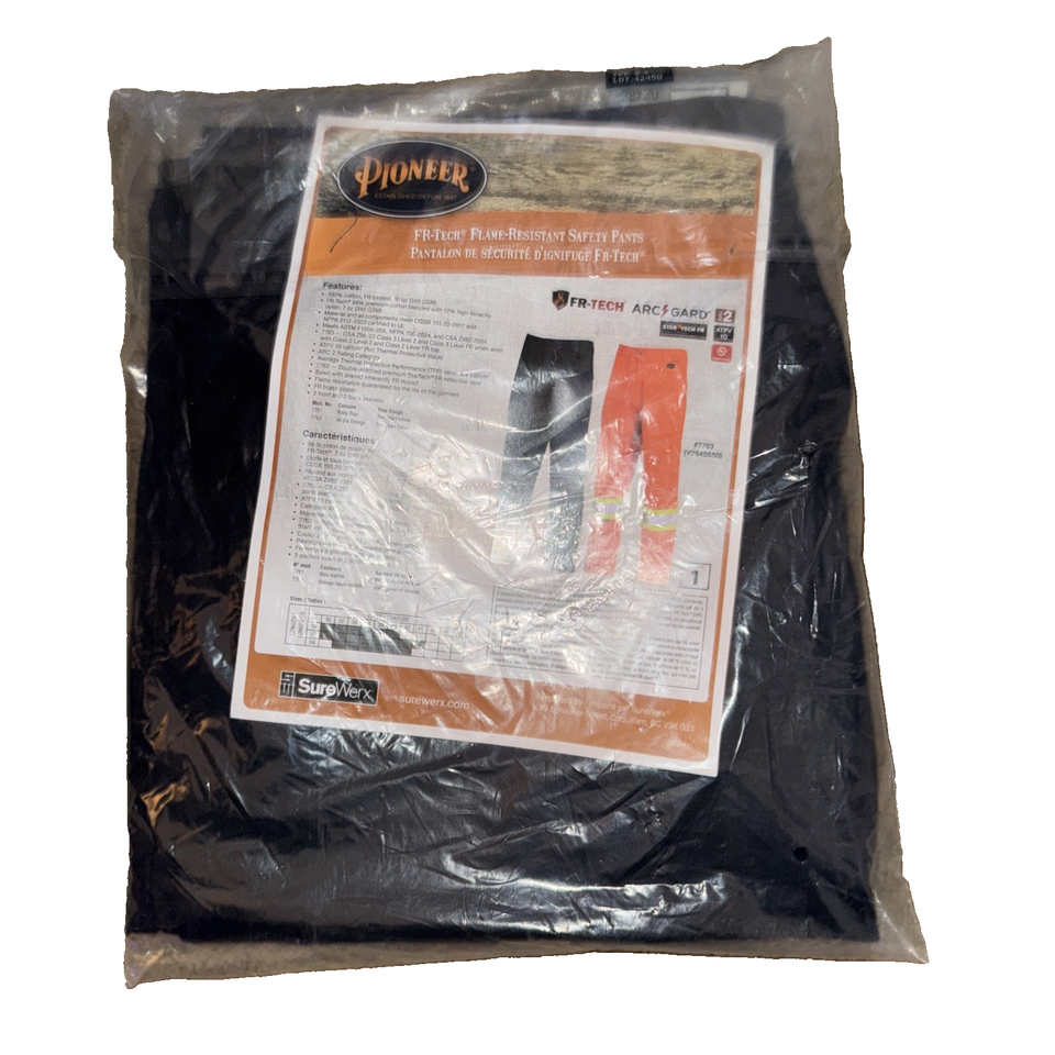 FR-Tech® 88/12 - Arc Rated 7 oz Safety Pants - Navy - 36x30 - $32.99
