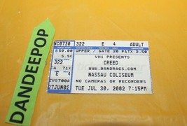 Creed Vintage VH1 Presents Ticket Stub Nassau Coliseum June 30 2002 - £7.76 GBP