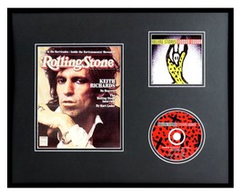 Keith Richards 16x20 Framed Rolling Stone Cover &amp; Voodoo Lounge CD Set - £62.56 GBP