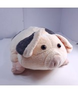 Aurora Pig plush Hogwash Cream grey spots Beanbag Weighted Hog pillow gr... - $342.80 CAD