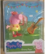 Peppa Pig Groovy Peppa With Guitar Toy Action Figure Sealed New Free Shi... - £9.48 GBP