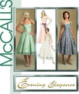 McCalls Sewing Pattern 5001 Lined Dress Wrap Evening Elegance Size 4-10 - $7.67