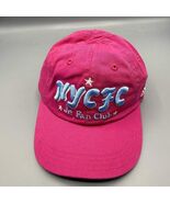 New York City FC Hat Kids Infant Pink Adidas MLS Stretch Strap Back Cap New - $12.39 CAD