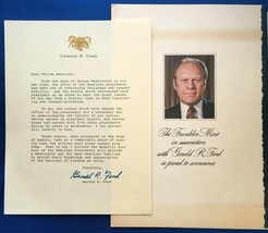 1978 Franklin Mint Medallic History of the American Presidency Brochure ... - £14.13 GBP