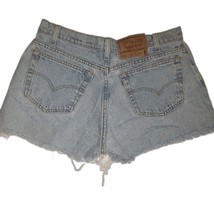 Vintage 90s Levis 560 Cut Off Denim Jean Shorts W33 - $49.50