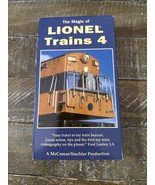The Magic Of Lionel Trains 4 VHS - $5,359.39 MXN