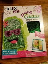 Alex D.I.Y. Knot -A Cactus Sequin Flip Green To Blue Plush Stitch Craft Kit New - £3.99 GBP