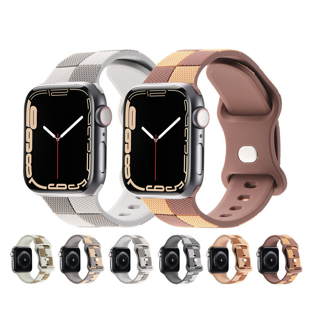 Silicone Band Strap For Apple Watch iWatch Series Ultra 2 SE 10 8 7 6 5 ... - $2.40