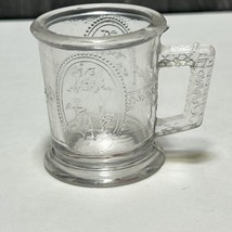 EAPG Venus And Cupid Handled MINIATURE Childs Mug 2 1/8&quot; Antique Glass￼ ... - £18.77 GBP
