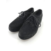 Camper Platform Wedge Oxford Shoes Sz 38 Black Suede Leather  - £31.02 GBP