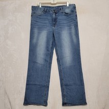 Calvin Klein Jeans Mens 36x30 Blue Straight Leg  Dark Wash Casual Denim - £14.80 GBP
