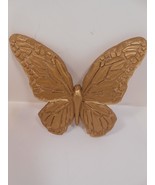 Vintage Syroco Plastic Gold Butterfly Or Moth Made in USA 7040 - £7.51 GBP