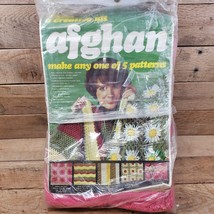 VTG Afghan Crochet Kit Yarn Knits Inc - A Creative Kit Make Any 1 of 5 Patterns - £15.51 GBP