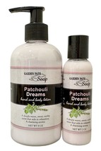 PATCHOULI DREAMS HAND &amp; BODY LOTION - Soothes Senses While Pampering Skin - $7.99+