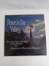 Peace In The Valley LP vocals by America&#39;s Favorite Artists 12&quot; Record - $110.53 MXN