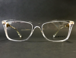 Versace Eyeglasses Frames MOD.3299-B 148 Crystal Clear Gold Crystals 55-17-140 - £96.70 GBP