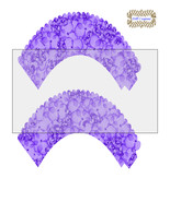 CupCake Wrapper24-Digital Clipart-Holiday-Gift Tag-Digital Paper-Party - $6.79 CAD
