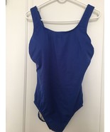 1 Pc Women&#39;s Blue Swim Bathing Suit Full Coverage Size 18 - £31.53 GBP