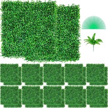 VEVOR Artificial Boxwood Panel UV 24pcs Boxwood Hedge Wall Panels Artificial Gra - $1,642.74 MXN
