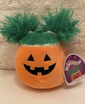 Squishmallows Paige the Pumpkin 4.5&quot; KellyToy Plush Toy Halloween NWT - £8.23 GBP