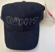 NEW! Vintage NFL Dallas Cowboys Adjustable American Needle Navy Hat Cap Football - £13.13 GBP