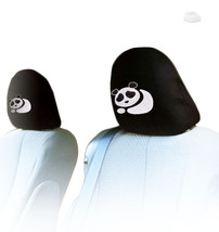 For VW New Pair Panda Car Seat Headrest Cover Interchangeable Great Gift Idea - £11.04 GBP