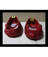 Build A Bear Workshop Red Glitter Shoes with Front Bow - $181.42 MXN