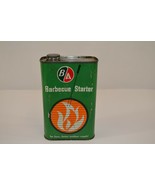 BA Barbecue Starter Tin Can British American 32 Ounces Green Vtg French ... - £57.32 GBP