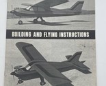Vintage SIG Kadet Mark II Airplane Kit BUILDING &amp; FLYING INSTRUCTIONS ONLY! - £11.85 GBP
