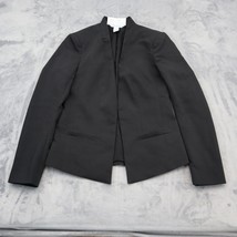 White House Black Market Blazer Womens 2 Black Open Front Formal Jacket - $22.75