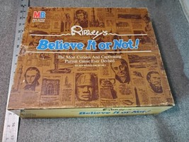 VTG Ripley&#39;s Believe It or Not Board Game Milton Bradley Age 1984 100% C... - $11.40