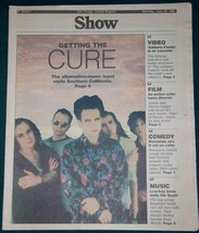 THE CURE SHOW NEWSPAPER SUPPLEMENT VINTAGE 1992 - $24.99