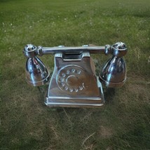 Pottery Barn Vintage Old Fashioned Telephone Salt Pepper Shakers Kitchen Dining  - £17.01 GBP