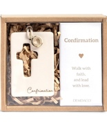DEMDACO Confirmation White 2.75 Inch Ceramic Boxed Collectible Keepsake ... - $19.95