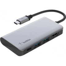 Belkin AVC006BTSGY USB-C 4-IN-1 MULTIPORT ADAPTER - $91.63