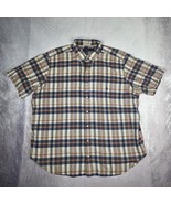Polo Ralph Lauren Shirt Mens 2XB Big Plaid Bleeding Madras Pony Short Sl... - €38,37 EUR
