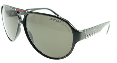 Carrera 12 Shiny Black Red / Grey Sunglasses 12/S D28 62mm - $85.03