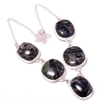Star Galaxy Gemstone Ethnic Black Friday Gift Necklace Jewelry 18" SA 548 - £5.58 GBP