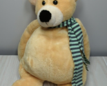 Animal Alley 2008 plush teddy bear yellow beige green scarf Toys R Us Ge... - £55.37 GBP
