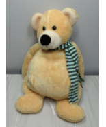Animal Alley 2008 plush teddy bear yellow beige green scarf Toys R Us Ge... - £54.57 GBP