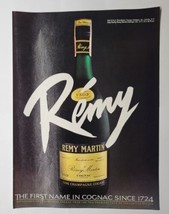 Remy Martin: First Name in Cognac 1980 Magazine Ad - £7.88 GBP