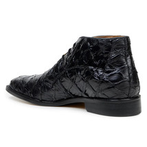 Belvedere Ciro Men's Shoes Exotic Pirarucu Classic Chukka Boot BR03 Almond image 4