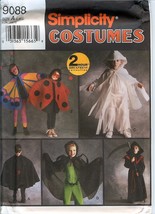 Simplicity 9088 CHILD 2 Hour Express Ladybug Ghost Costume Pattern UNCUT FF - £15.47 GBP