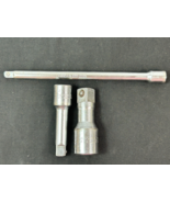 3 THORSEN 1/2&quot; (#51) 3/8&quot; (#51J) &amp; 1/4&quot; (501530) Drive 2.5&quot; Extensions - $20.42 CAD