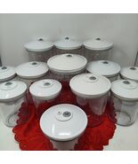 13X HUGE FoodSaver Vacuum Seal CLEAR Container Lot Various Sizes Food Sa... - €103,12 EUR