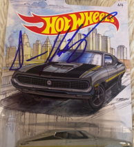 Dave Kindig Signed Diecast Car TV Show Bitchin Rides 70 FORD MUSTANG TORINO - $123.74