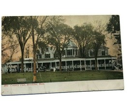 Brookline Massachusetts Country Club Photochrome Postcard - $285.40 MXN